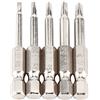 Estink Set Punte per Cacciavite a Triangolo 5 Pezzi 50 mm 1/4, Magnetiche Δ1,8-3,0
