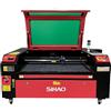 Sihao 100W Macchina per incisione laser CO2 incisore laser taglio laser engraver laser cutter 900X600 mm RDWorks 220v Europlug incisore legno pelle plastica acrilico tessuti ecc (100W Con serbatoio d'acqua)