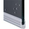 Ricambi & Box Doccia Guarnizione Box Doccia Verticale di Ricambio per Vetro 6-8 mm, 200 cm, PVC Trasparente, EC-104