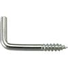 bricoleva.it Set di 12 Cancani per Legno con Filettatura a Vite in Acciaio Zincato, Ganci Filettati in Acciaio Zincato Resistente ideali per Legno, Costruzioni e Fai‑da‑te (Zincati, 2,0x20 mm. - 12 pz.)