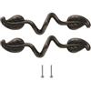 Marchfunny Maniglie chic a forma di foglia in lega di zinco resistente per mobili (A-bronzo)