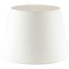 Horus Paralumi Paralume Impero per lampada in tessuto Cotone Avorio su PVC - Artigianale, autentico Made in Italy (D.20 x D.Sup.14 H.14 cm - ATTACCO E14)