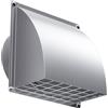 HG Power Griglia Aerazione 150 mm inox, Valvola di Non Ritorno Magnetica | Griglia Ventilazione da Esterno, Bassa Rumorosità, Rimovibile Griglia, per VMC, asciugatrici, Cappe da Cucina, Ø 15 cm