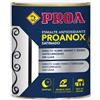 PROA Smalto antiruggine diretto su ruggine. SATINATO Alluminio RAL 9006. 250 ml. Dipingere su ferro e ruggine senza bisogno di primer. PROANOX.