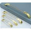 Dreneco 4pcs Maniglie per Mobile, Maniglie Cucina, Maniglia per Cassetti Mobili Camera da Letto, Distanza Fori 64 mm, in Lega di Zinco, viti incluse (Due colori)