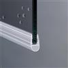 Ricambi & Box Doccia Guarnizione Box Doccia Verticale di Ricambio per Vetro 4-5 mm, 200 cm, PVC Trasparente, EC-423