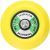 QUARKZMAN 3 Pollici Supporto Per Levigatura A Gancio E Anello Giallo + Nero | 1 Pezzo, Con Filettatura 5/16-24, Per Dischi Di Levigatura Lucidatura E Politura A Diamante