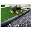 MDEKOR Tappeto in erba artificiale per esterni, resistente alle intemperie, al metro, verde, 320 x 200 cm, per balcone e pavimento, permeabile all'acqua con drenaggio, larghezza 200 cm, effetto prato