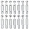 LT Easiyl 50 Pz M6 Cam Lock Tassello Vite Bulloni Filettati Tasselli Ferro Zincato Mobili Bullone Di Fissaggio Argento Per Mobili Telai Armadi Tavole Di Legno Viti Di Collegamento