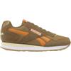 Reebok Sneaker da Uomo Reebok Glide, Verde Oliva e Arancione, 39 EU