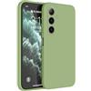 HAFFAN Custodia in Silicone TPU Compatibile con Samsung Galaxy S24+ / Samsung Galaxy S24 Plus (6.7 inches), Cover Case Protettiva per Cellulare - Verde Matcha