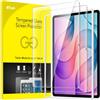 JETech Pellicola Protettiva per Samsung Galaxy Tab New 12,4, 2 Pezzi | Per Modello 2026, Strumento di Installazione Facile, 9H Vetro Temperato, HD Chiaro, Resistente ai Graffi, Anti-Impronte