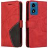 XINNI Cover Protettiva per Moto E14/G04s/G04/G24/G24 Power Case | retrò Cellulare Custodia Libro Antiurto in Flip Pelle PU/TPU
