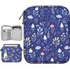 Vinabilia 6-7 Pollici Borsa Custodia Protettiva per E-Reader, MuZhi Blu | per Nuovo 6 Kindle/7 Kindle Paperwhite/7 Kindle Colorsoft Signature Edition, 6 Kobo Clara Colour, Kindle Oasis E-Reader