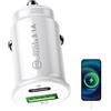 Generico Caricatore USB Per Auto,Caricatore Presa USB C Fast Charge Con Cavo Adattatore USB Accendisigari Per Auto A Ricarica Rapida PD,Caricabatterie Auto Caricabatteria Per Auto A+C Presa Per Accendisig