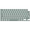 MOSISO Copritastiera Compatibile con MacBook Air 13,6 pollici 2026 M5 A3449 | Copri Tastiera Compatibile MacBook Air 15 pollici M4 A3241, EU Layout Ultra Sottile Protezione Della Pelle, Verde Antico