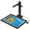 VIISAN S48 Duo - Scanner professionale A2/A3, doppio sensore CMOS da 48 MP, 600 DPI, levigatura automatica della piega del libro, riconoscimento esterno OCR, illuminazione a LED, compatibile con