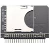 Puooifrty Scheda di Memoria Digitale SD/SDHC/SDXC/MMC per Notebook da 6,3 cm a IDE 44 Pin, Adattatore SD 3.0, convertitore Scheda Adattatore Hard Disk