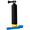 CABLEPELADO - Bastone galleggiante per fotocamera sportiva | Supporto a mano antiscivolo con archiviazione interna | Compatibile con GoPro, dji e fotocamere da 1/4 | Giallo