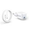 Anker Nano 511 Caricabatterie iPhone, 20W, PIQ 3.0 durevole compatto e rapido, per iPhone 16/15/iPad Pro (+ 1 Cavo USB C su USB C da 180 cm)