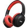 Acer Cuffie Bluetooth per Bambini, Volume Limitato a 85/94 dB(Nero Rosso)