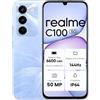 realme C100 5G Smartphone, 4 + 128 GB, Display HD+ da 6,8 Pollici a 144 Hz, Dimensity 6300, Batteria Titan da 6600 mAh, Ricarica Rapida 45 W, Fotocamera 50 MP, IP64, Viola in fiore
