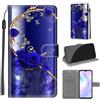 KENHONER Custodia per Xiaomi Redmi 9A/9AT, Farfalla | Portafoglio Pelle PU, Magnetica, Resistente Agli Urti, Scomparto Carte Credito, Pieghevole, Flip Libro, Motivo