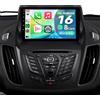 ACAVICA 9" Autoradio Android 16 per Ford Kuga Escape C-Max 2013-2019 | 8 Core, 4+64GB, Wireless CarPlay Android Auto, Assistente Gemini, HD Touchscreen, WiFi, Bluetooth, GPS, Camera Posteriore