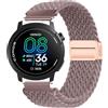 GIOPUEY 22mm Cinturini Compatibile con COROS Pace PRO/Pace 3/Apex PRO/2 Pro/46MM, Cinturino in Morbido Nylon Intrecciato [Unisex] [Traspirante] - Purple