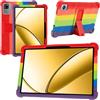 NUCNOK Cover per Blackview Tab 60 WiFi/Tab 60 Pro (10,1 Pollici),Cover con Supporto Integrato Bumper Silicone Custodia,Morbido AntiGraffio AntiCaduta Case