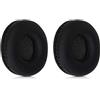 kwmobile 2x Cuscinetto Cuffie Compatibile con JBL Tune 600 / 500BT / 510BT / 450 Pad - Cuscinetti Ricambio Cuffie Over Ear Simil Pelle - nero