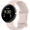 FiiMoo Silicone Cinturino Compatibile con Google Pixel Watch 4 41mm/Pixel Watch 3 41mm/2/1, Ricambio Cinturino, Cinturini Sportivi in Silicone-Rosa