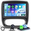 Rimoody 4G+64G 9 Autoradio Android per Renault Trafic Opel Vivaro B FIAT Talento Nissan NV300 con Carplay Android Auto Senza Fili Mirror Link Navi GPS Bluetooth WiFi FM/RDS/EQ Comandi al Volante Retrocamera