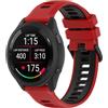 FiiMoo Silicone Cinturino Compatibile con Garmin Venu Sq 2/Venu 2 Plus/Garmin Vivoactive 5/Forerunner 245/645, 20mm Ricambio Cinturino, Cinturino Sportivi in Silicone per Garmin Forerunner 165-Rosso