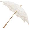 Uonlytech Ombrello in Pizzo da Sposa, Grande, in Legno, Elegante per Foto | Danza dei Fotografia, Delicato e Romantico, Struttura Robusta, Uso Prolungato