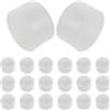 LRXIYODE 20 Pezzi Cappuccio Antipolvere Bianco per Oculari Telescopio 1,25 | Plastica, Protezione Antigraffio e Tenuta Sicura, Accessorio per Oculari da Telescopio