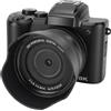 MENDUNER Fotocamera Digitale 8K 88MP, Webcam WiFi WiFi con Doppio Obiettivo HD 16X per Fotografia, Selfie Touchscreen da 3,2 con Paraluce Flash per
