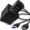 ALPCAM HDMI 4K USB Camera, 60fps USB3.0 Webcam ad alta velocità per PC | Streaming video H.264, obiettivo CS da 3,6-10 mm, illuminazione bassa, funziona con Windows, Linux, MacOS