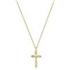Jenosy Collana Donna in Ottone Placcato Oro 18K con Pendente a Croce Girocollo Donna Collane Gioielli Creativi per Donne Ragazza Regali di Pasqua Charms
