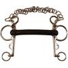 Umbria Equitazione Pelham inox intero gomma Flex
