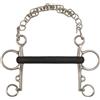 Umbria Equitazione Pelham inox intero gomma rigida