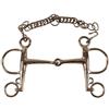 Umbria Equitazione Pelham pieno inox aste corte
