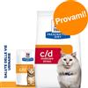 Hill's Prescription Diet Set prova! Hill's Prescription Diet secco + umido in busta per gatti - m/d 1,5 kg crocchette + 12 x 85 g umido