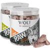 Wolf of Wilderness Snack Premium liofilizzati Wolf of Wilderness - RAW - Mix 2: 50 g Polmoni di Agnello + 70 g Cuori di Pollo