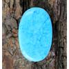 25,95 Ct Gemma Naturale Ovale Blu Turchese Rimozione Della Negatività T22295