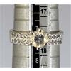 1.07 KT Certificato Champagne Diamante Solitario Taglio Rotondo New Design Ring