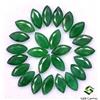 SBI Gems 6x3 MM Smeraldo Naturale Taglio Marchesa Lotto 24 Pezzi 5.76 K Fonde Verde Gemme