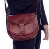 Fatto a mano Borsa Messenger Vintage Donna In Pelle Marrone Fatta A Mano Borsetta Tracolla
