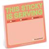 Knock Knock Knock Knock This Sticky Is Serving Sticky Note (Other printed item)