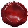 MERCURY PIATTO TONDO ROSSO IN VETRO 13719